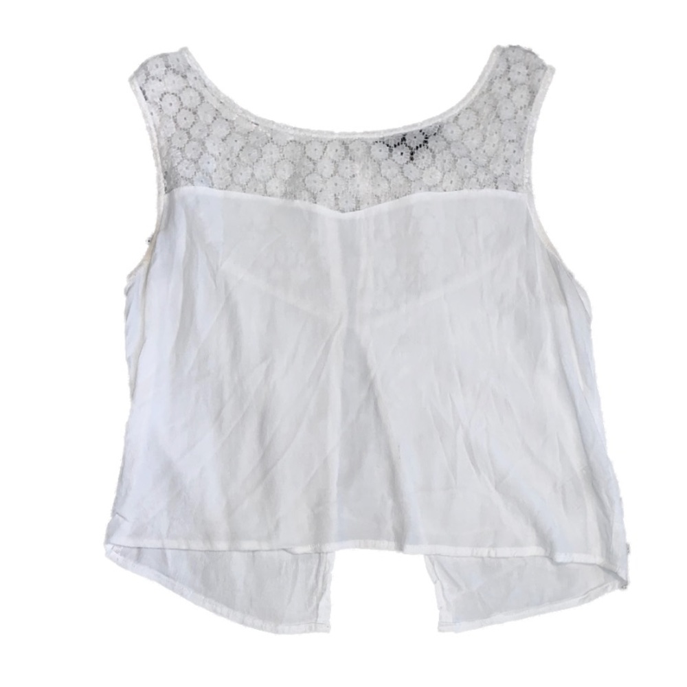 White Sleeveless Top
